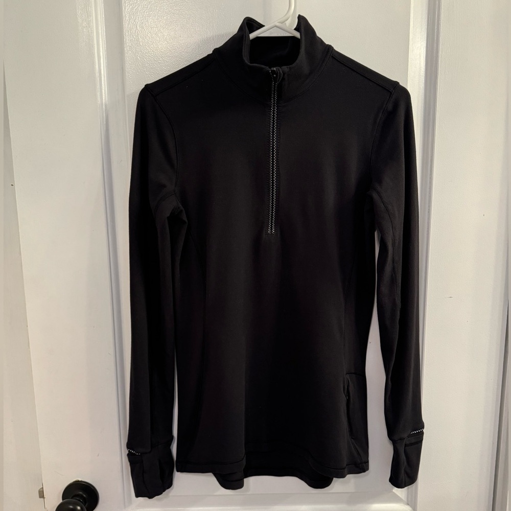 Lululemon Outrun 1/2 Zip Black